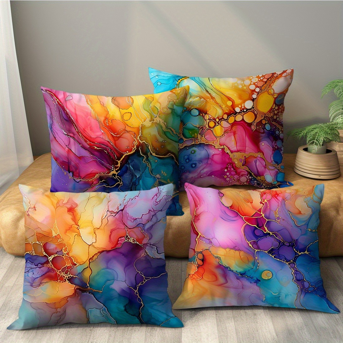 Recliner Sofa Cover - Juste de coussin décorative d'art géométrique,