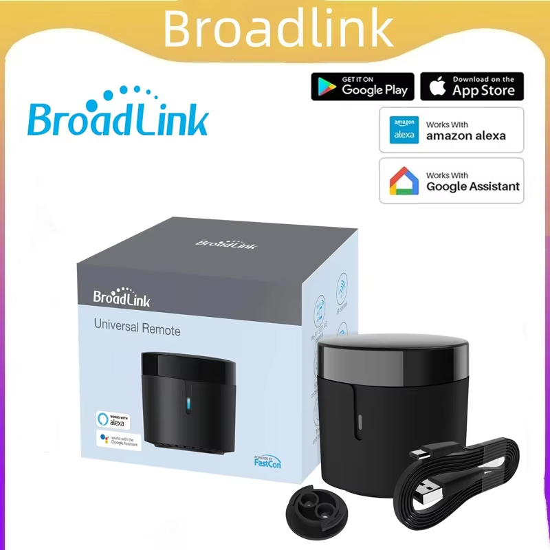 Home Cinema Alexa - Télécommande intelligente Broadlink Rm4 Mini, infrarouge