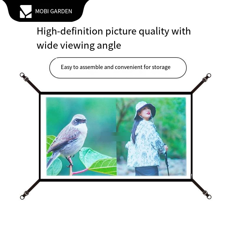 Projector Screen 100 Inch - Camping en plein air 100 pouces