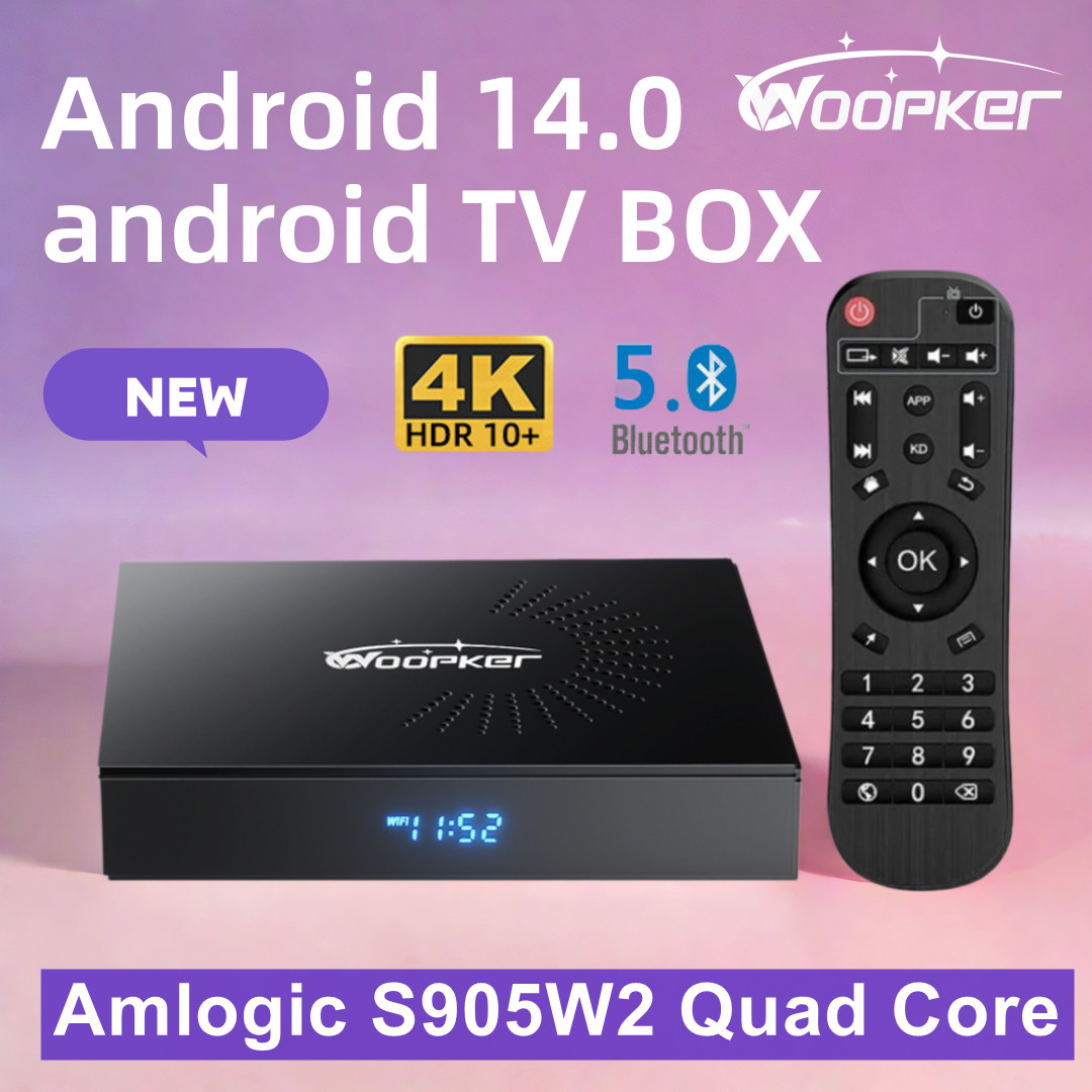 Home Cinema Youtube - Woopker KW2 Android 14 TV Box