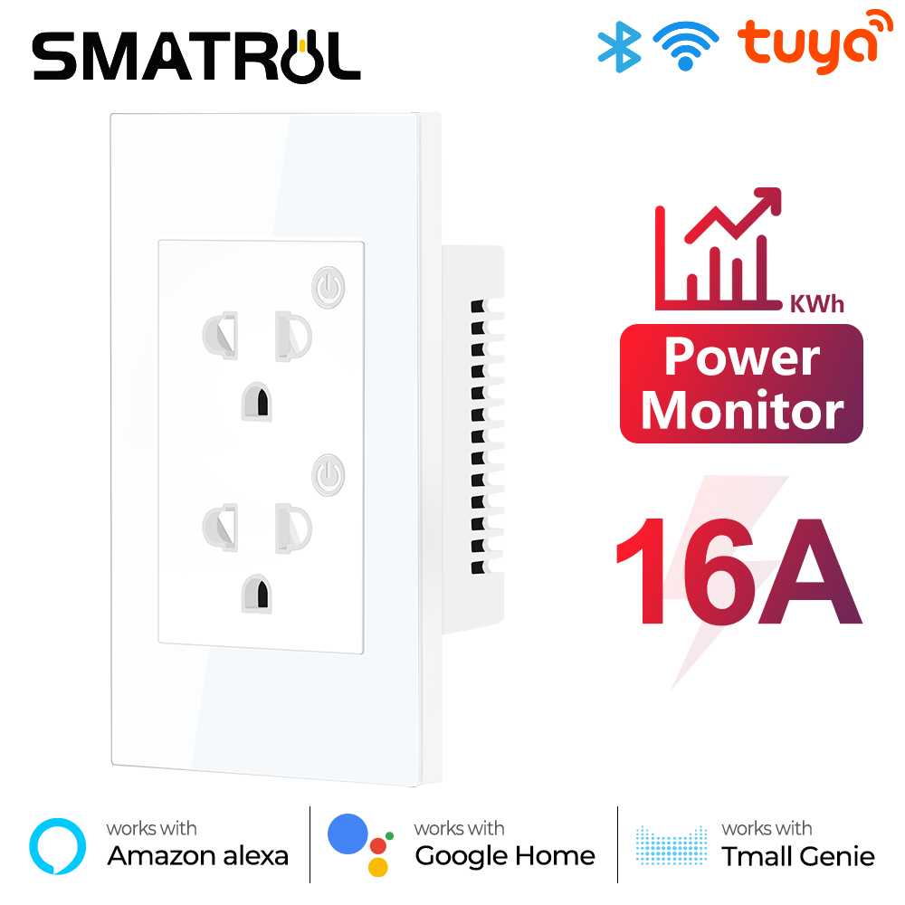 Home Cinema Alexa - Adaptateur de prise intelligente, 16a, Tuya,