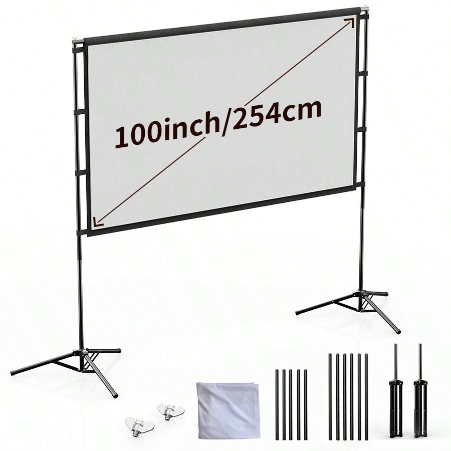 Projector Screen 100 Inch - Écran de projection XBJ 100 pouces