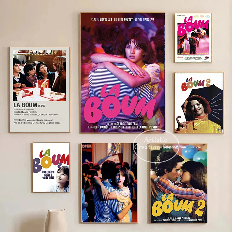 Home Cinema Ultimea - La Boum Vintage Movie Posters, Player