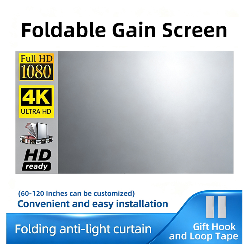 Projector Screen 100 Inch - Écran de projection réfléchissant pour tous