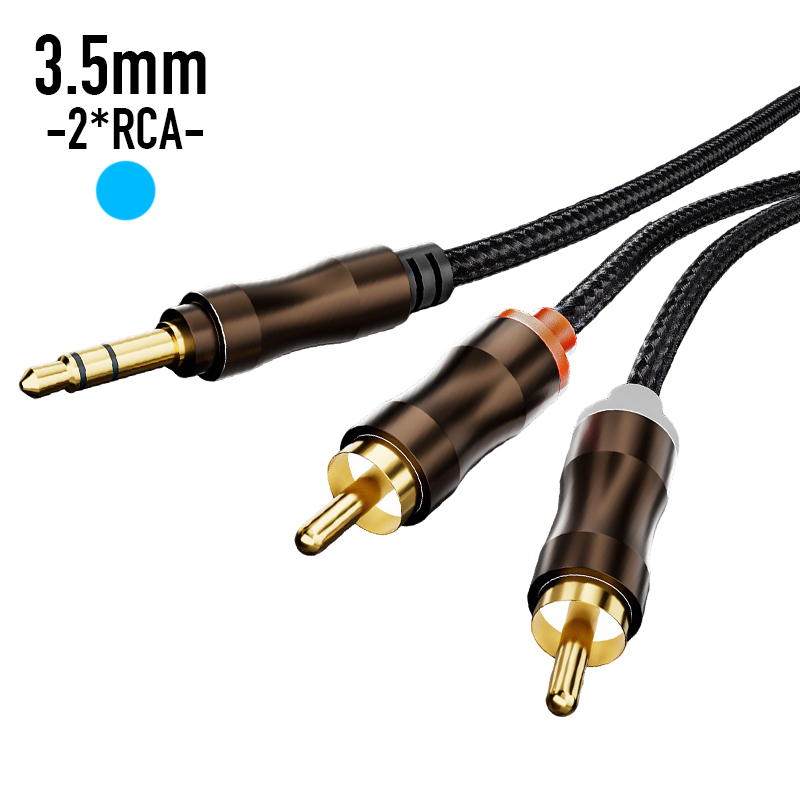 Home Cinema Dvd - Câble audio RCA vers Jack 3,5