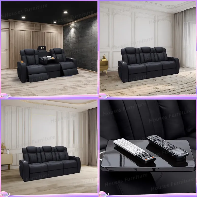 Home Cinema Chairs - Canapé inclinable en cuir pour cinéma