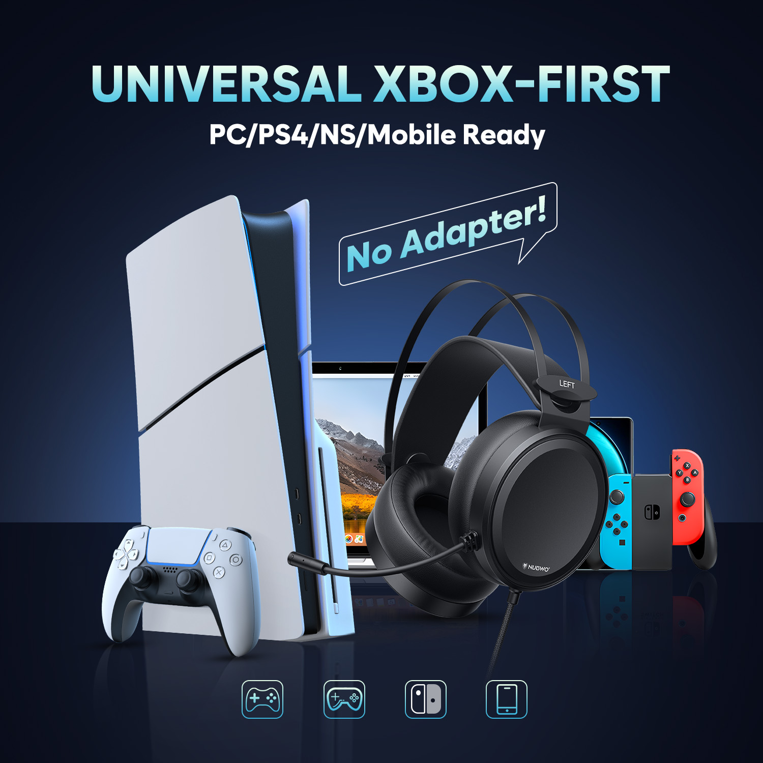 NUBWO casque de jeu filaire su - Home Cinema Headphones avis et prix