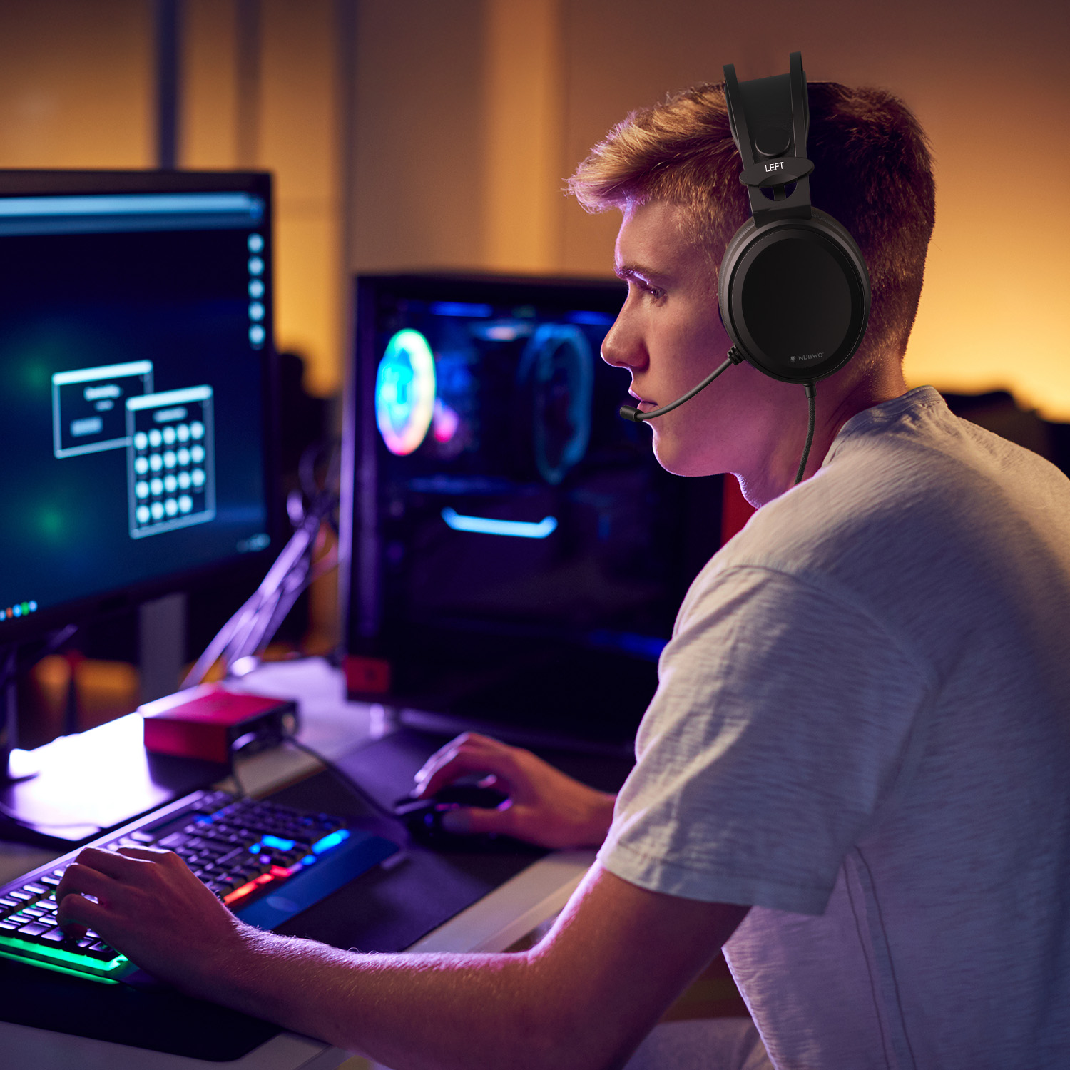 NUBWO casque de jeu filaire su - Home Cinema Headphones avis et prix