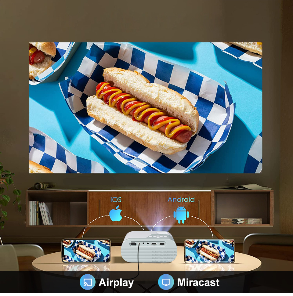 WZATCO-Mini Cortors avec Écran - Projector Screen 100 Inch avis et prix