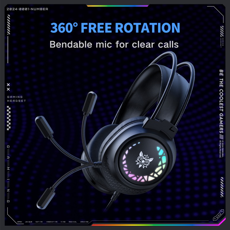 Casque de jeu filaire ONIKUMA  - Home Cinema Headphones avis et prix