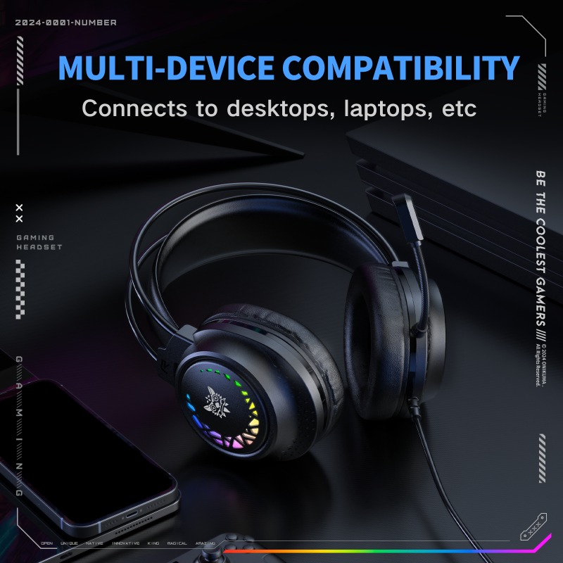 Casque de jeu filaire ONIKUMA  - Home Cinema Headphones avis et prix