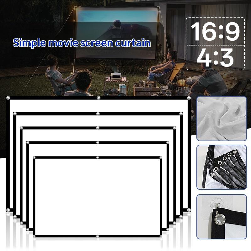 Écran de projection anti-lumiè - Projector Screen 100 Inch avis et prix