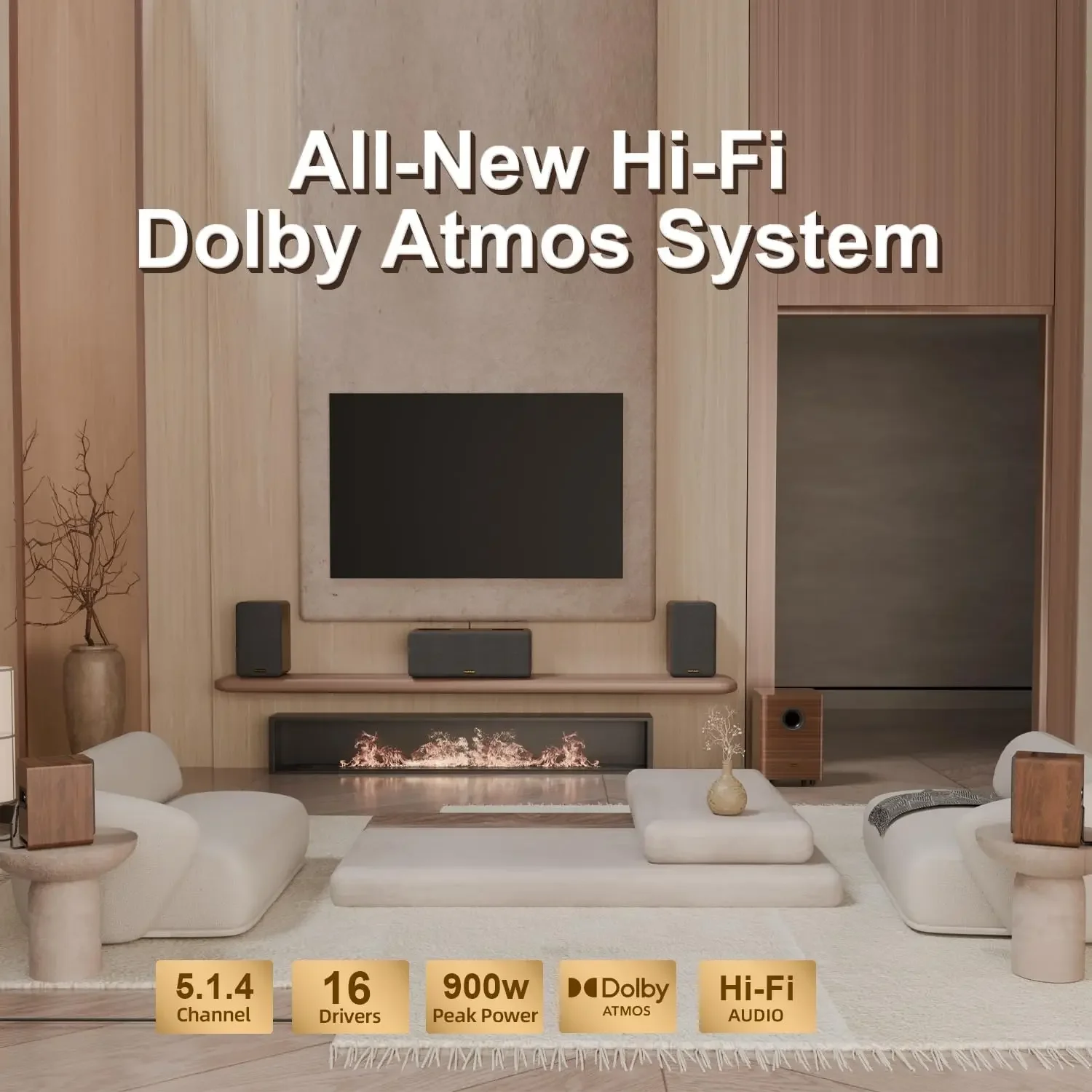 Système audio surround Hi-Fi 5 - Home Cinema Dolby Atmos avis et prix