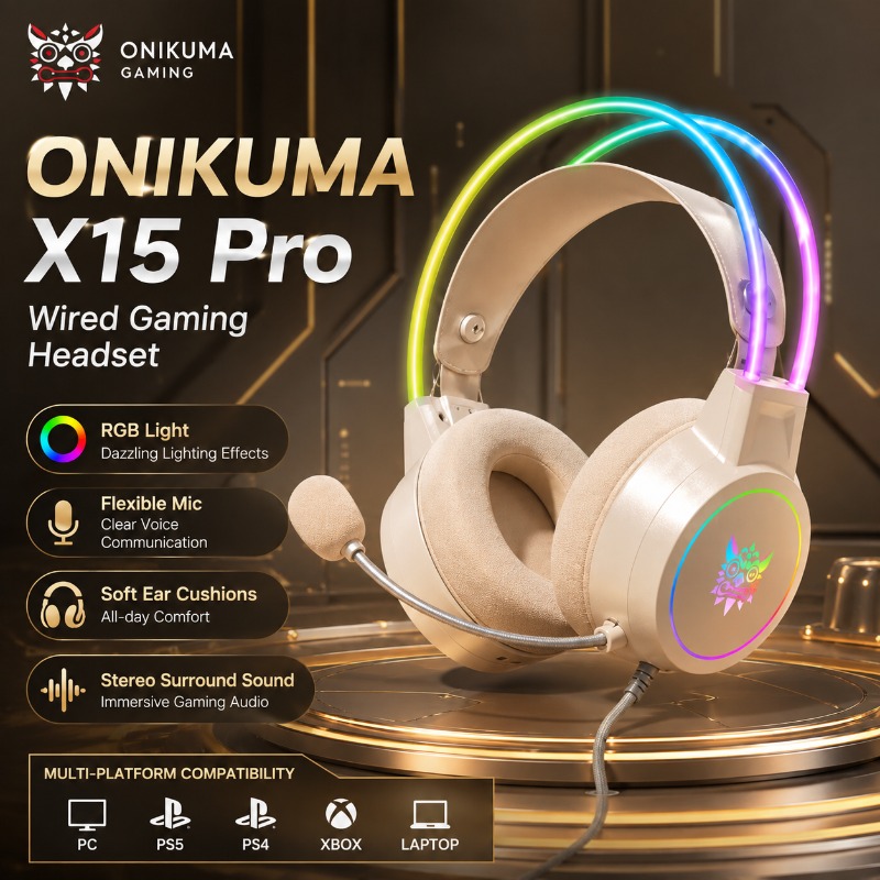 Casque de jeu ONIKUMA X15 Pro  - Home Cinema Headphones avis et prix