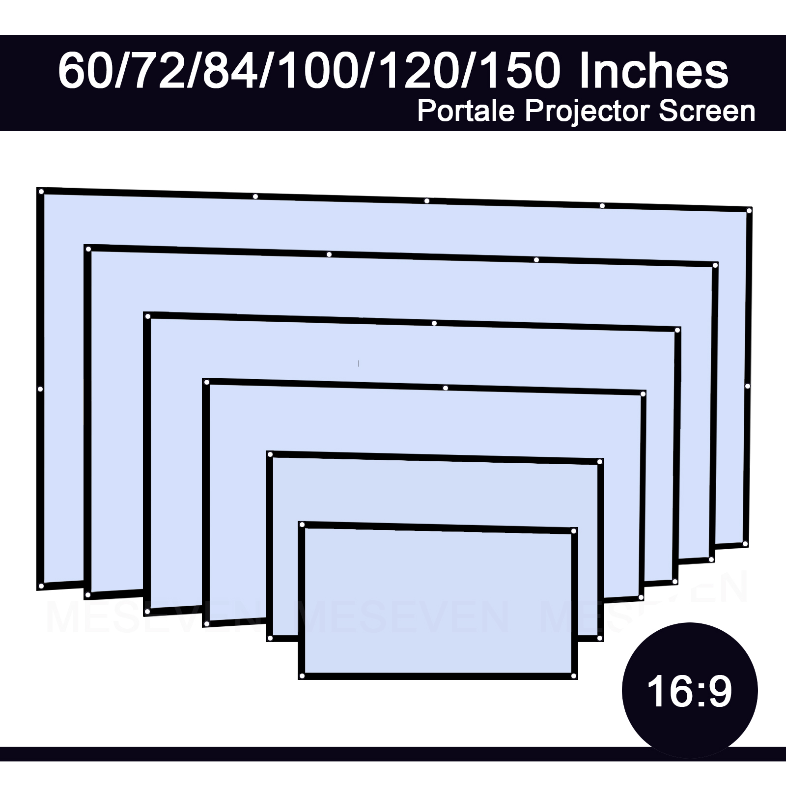 Écran de projection léger port - Projector Screen 100 Inch avis et prix