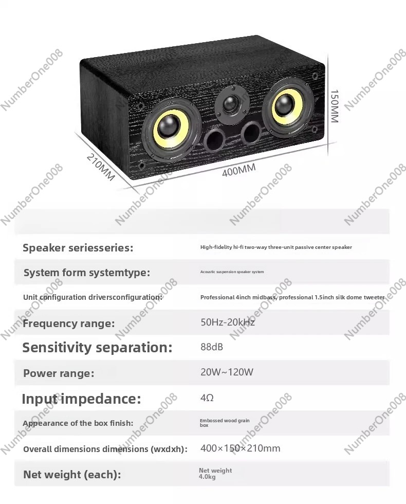 Haut-parleur central passif de - Home Cinema Diy avis et prix